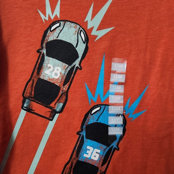 Carters toddler size 12 month long sleeve shirt - Picture 2 of 5